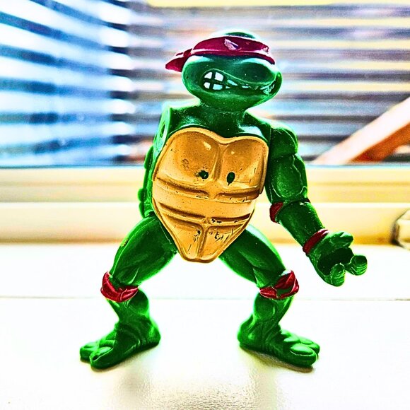 1988 TMNT Playmates Lot of 3 Figures Raphael Leonardo Michelangelo Parts/Repair - Picture 9 of 9